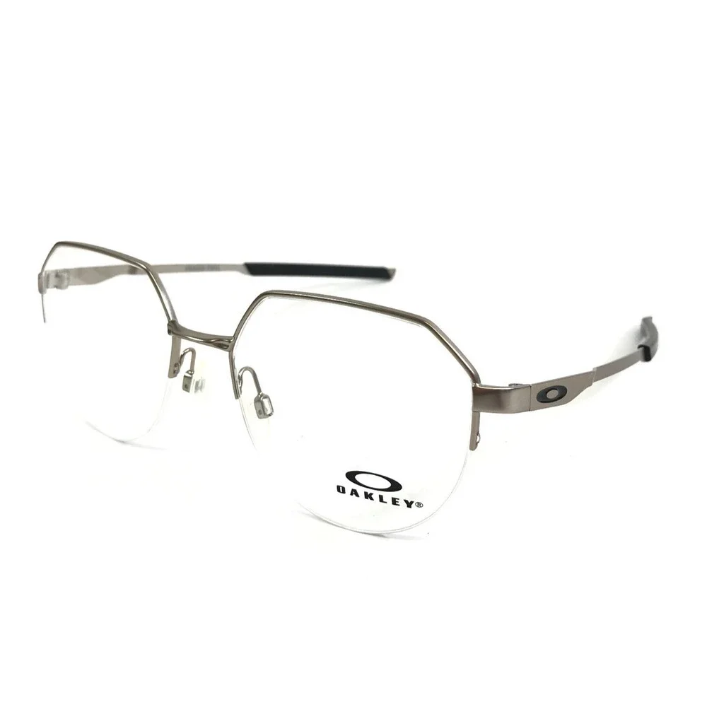 Oakley Eyeglasses Frames Inner Foil OX3247-0352 Satin Chrome Half Rim 52-17-140